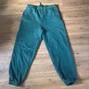 Aritzia TNA Sweatpants Forest Green